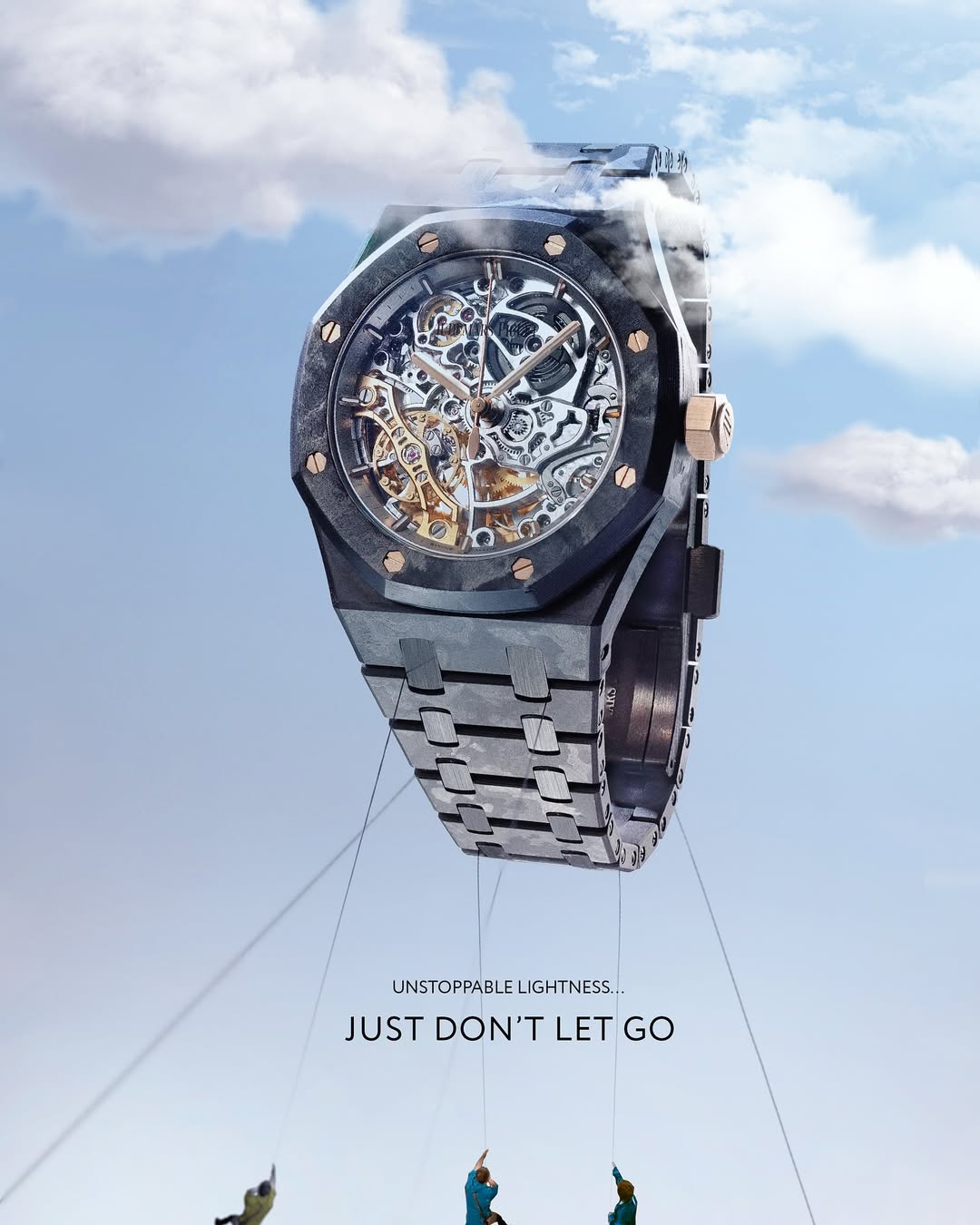 DiW "MHS Project" for AP Royal Oak Double Balance Wheel Openworked 15467OR 爱彼 皇家橡树双摆轮镂空腕表 | WORLDTIMER
