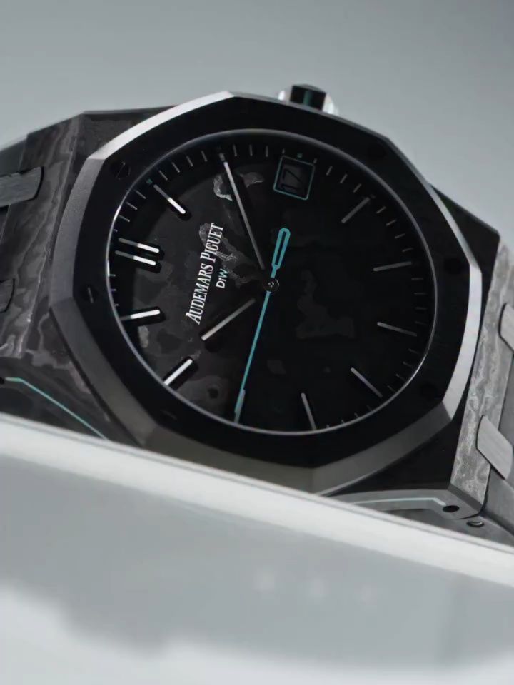 NTPT Carbon Royal Oak 15500ST DiW VOIDLINE AQUA 爱彼 皇家橡树 15500 | WORLDTIMER