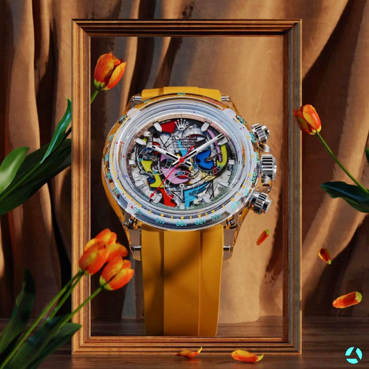 AET REMOULD Rolex Daytona "VARIOUS ACT" Sapphire Watch 劳力士迪通拿 蓝宝石水晶透明手表 | WORLDTIMER