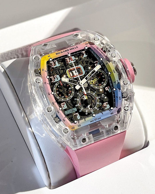 Richard Mille RM 011 Sapphire AET REMOULD A11 TIME MACHINE 理查德米勒水晶 RM 011【AET REMOULD】 | WORLDTIMER