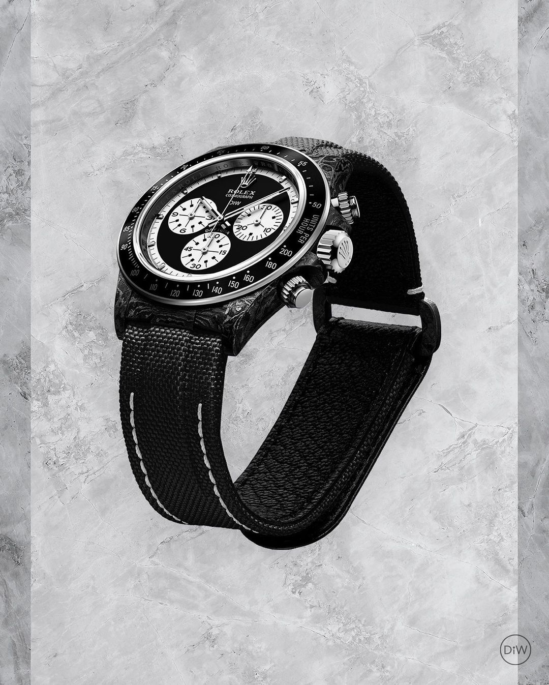 NTPT Carbon DiW Rolex Daytona PAUL NEWMAN BLACK SC 碳纖 勞力士 地通拿 | WORLDTIMER