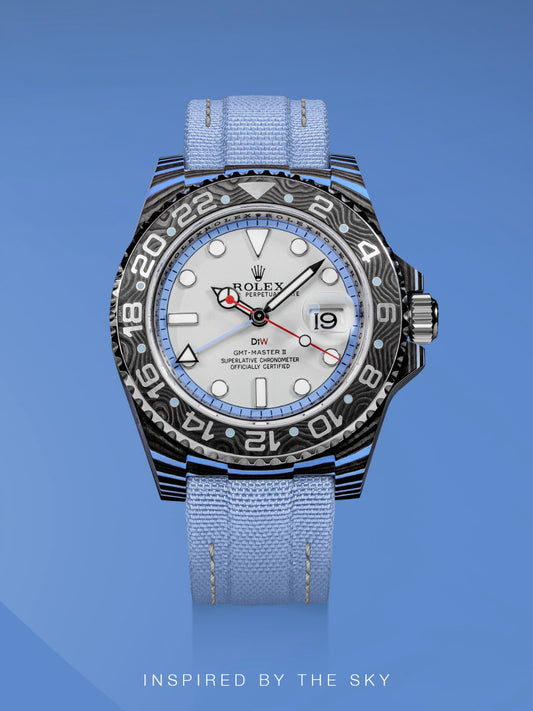 DiW Rolex GMT Master SKYBOUND CarboQuartz 与 NTPT碳纤维 结合的 DiW 劳力士格林尼治 | WORLDTIMER
