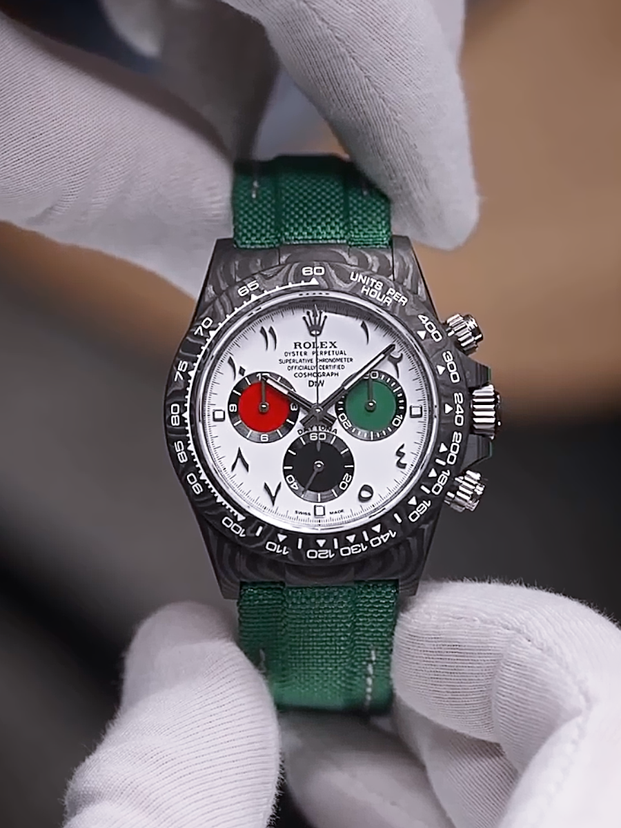 Buy UNIQUE DiW Rolex Daytona UAE Edition Online WORLDTIMER