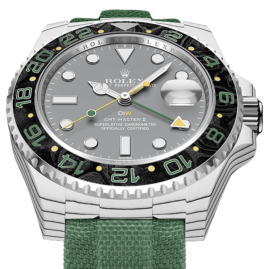 CarboQuartz Rolex DiW GMT Master II "VERDANT GRAY" 勞力士 格林尼治型II | WORLDTIMER