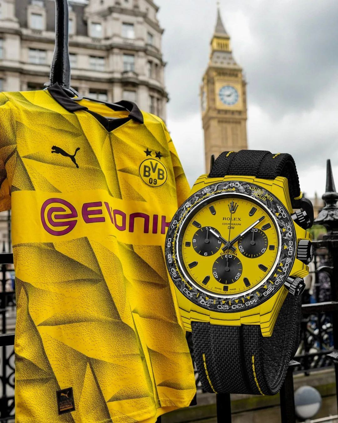 DiW Rolax Daytona BumbleBee CarboQuartz 大黄蜂 DiW劳力士 迪通拿 | WORLDTIMER