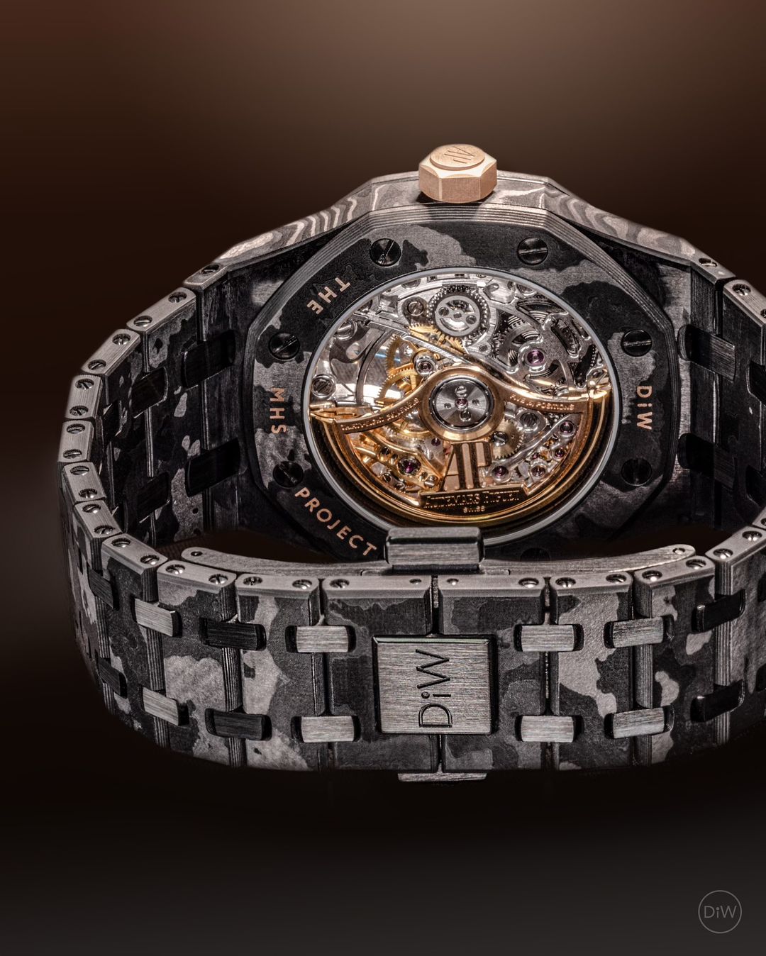 DiW "MHS Project" for AP Royal Oak Double Balance Wheel Openworked 15467OR 爱彼 皇家橡树双摆轮镂空腕表 | WORLDTIMER
