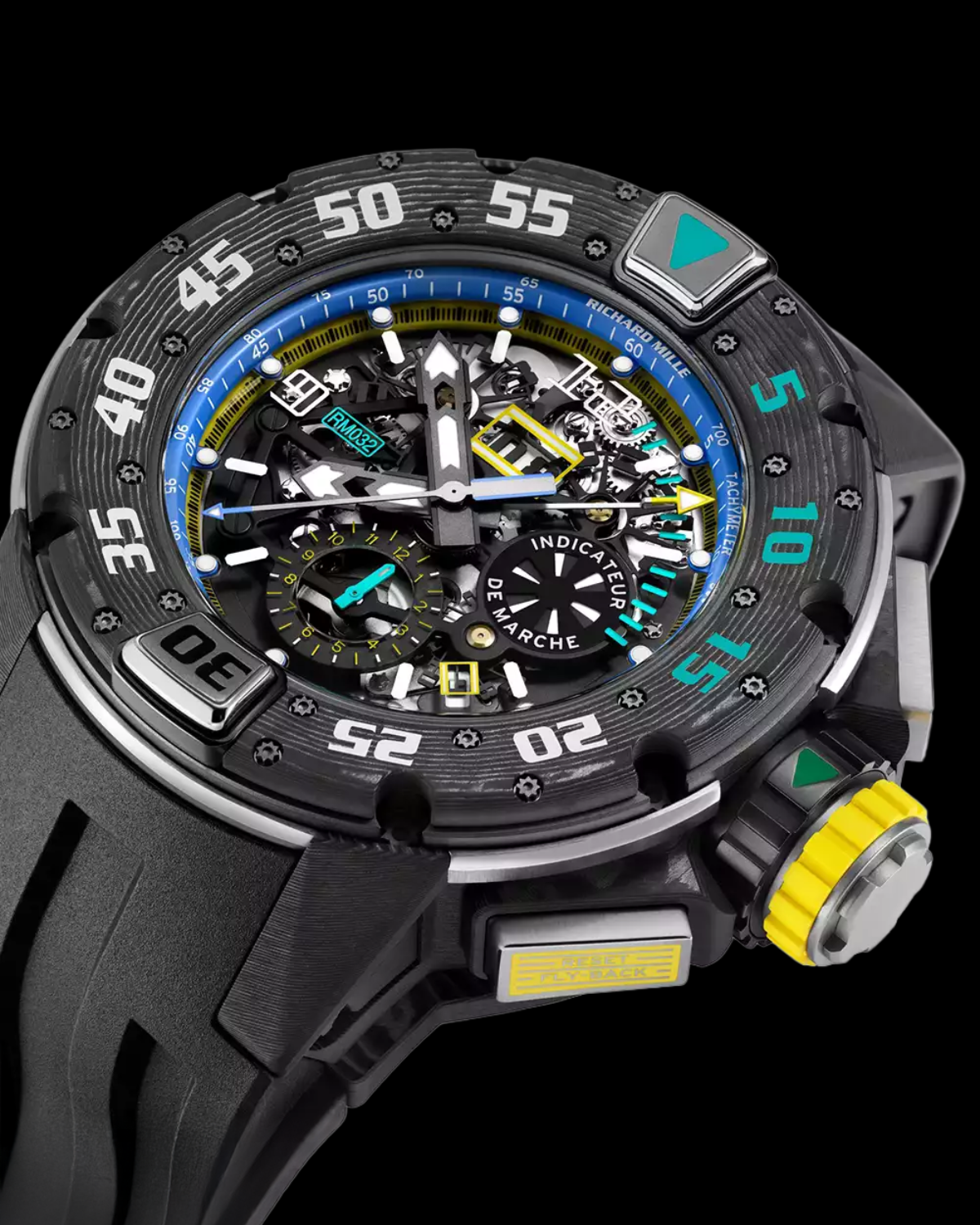 Richard Mille RM 032 Automatic Flyback Chronograph Ultimate Edition 理查德米勒潜水表 RM 32 | WORLDTIMER