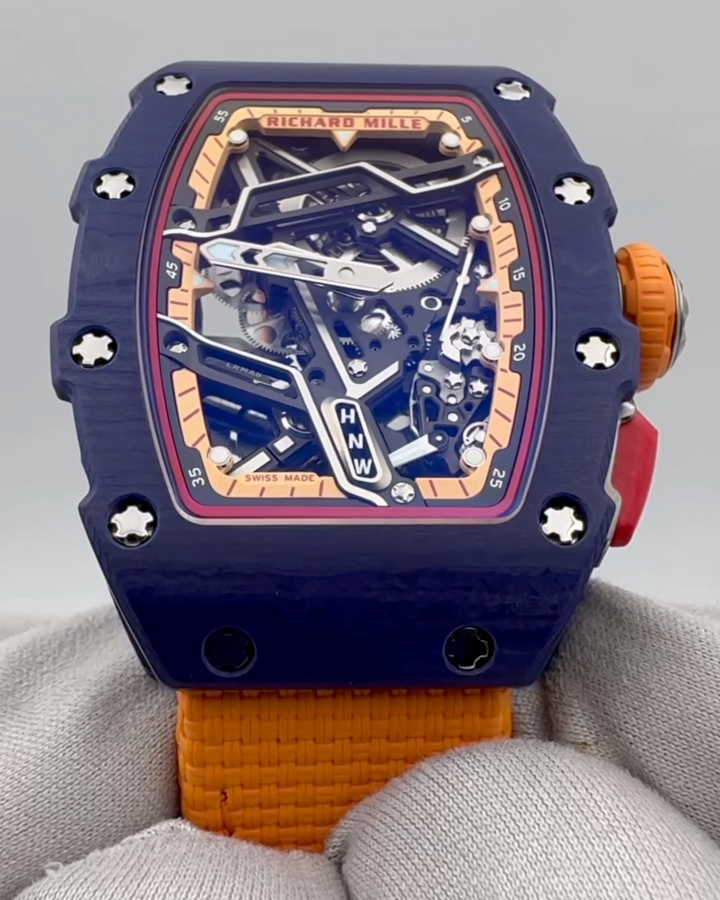 Richard Mille RM 07-04 Sport Blue Womens Watch 理查德米勒女表 RM 07-04 蓝色 | WORLDTIMER