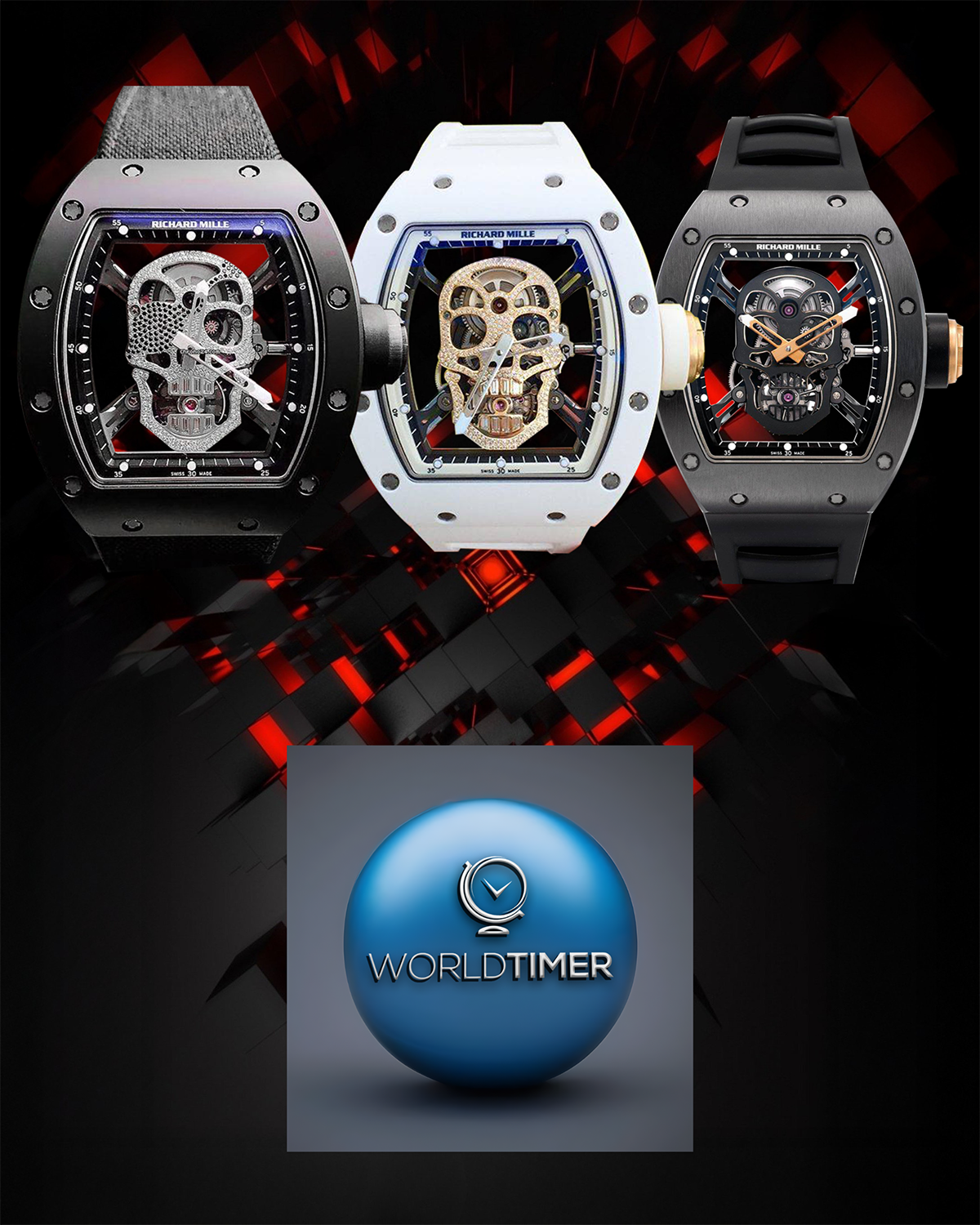 Richard Mille RM 21-02 Rose Gold Tourbillon Aerodyne 理查德米勒 RM 21-02 玫瑰金 Aerodyne 镂空陀飞轮腕表 | WORLDTIMER