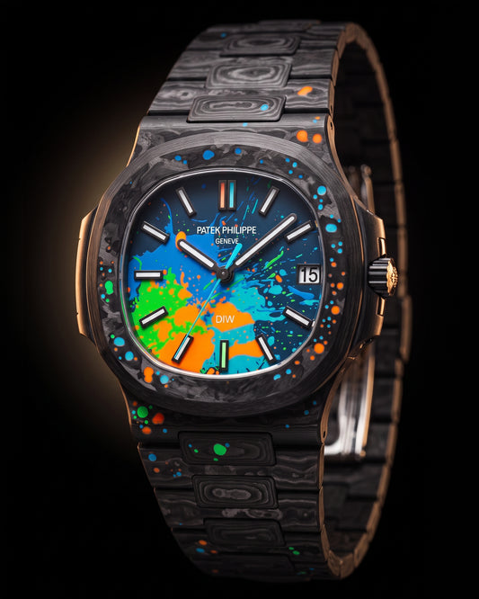 DiW Patek Philippe Nautilus MOTLEY 百达翡丽鹦鹉螺 DiW MOTLEY | WORLDTIMER
