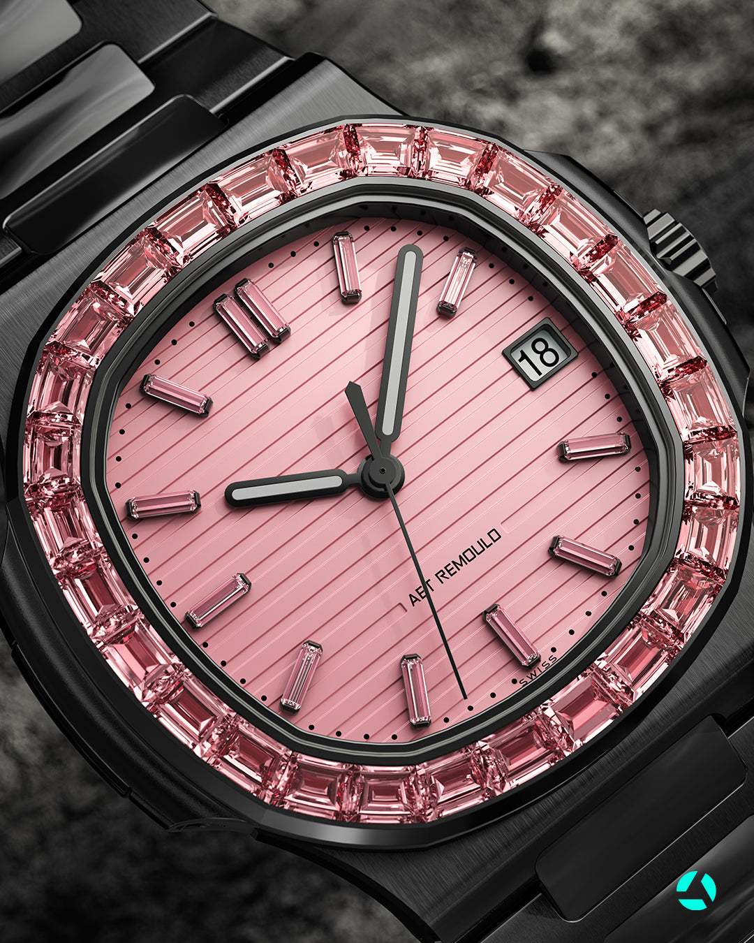 AET REMOULD Patek Nautilus ROSEFLARE 百达翡丽 鹦鹉螺5711 全陶瓷腕表 | WORLDTIMER