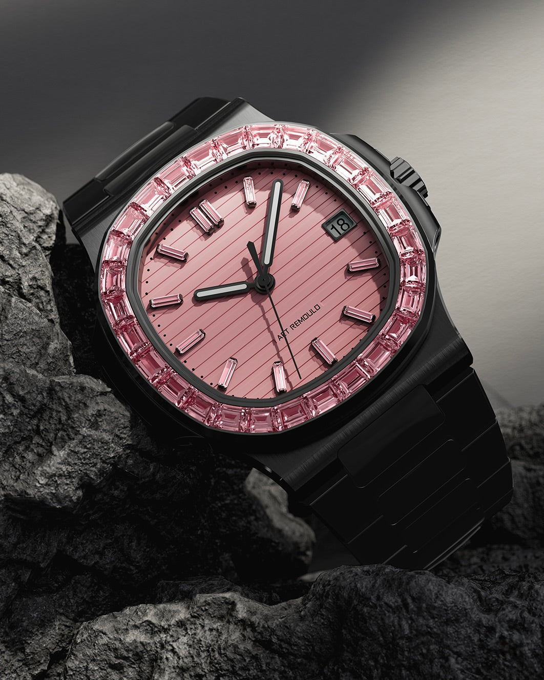 AET REMOULD Patek Nautilus ROSEFLARE 百达翡丽 鹦鹉螺5711 全陶瓷腕表 | WORLDTIMER