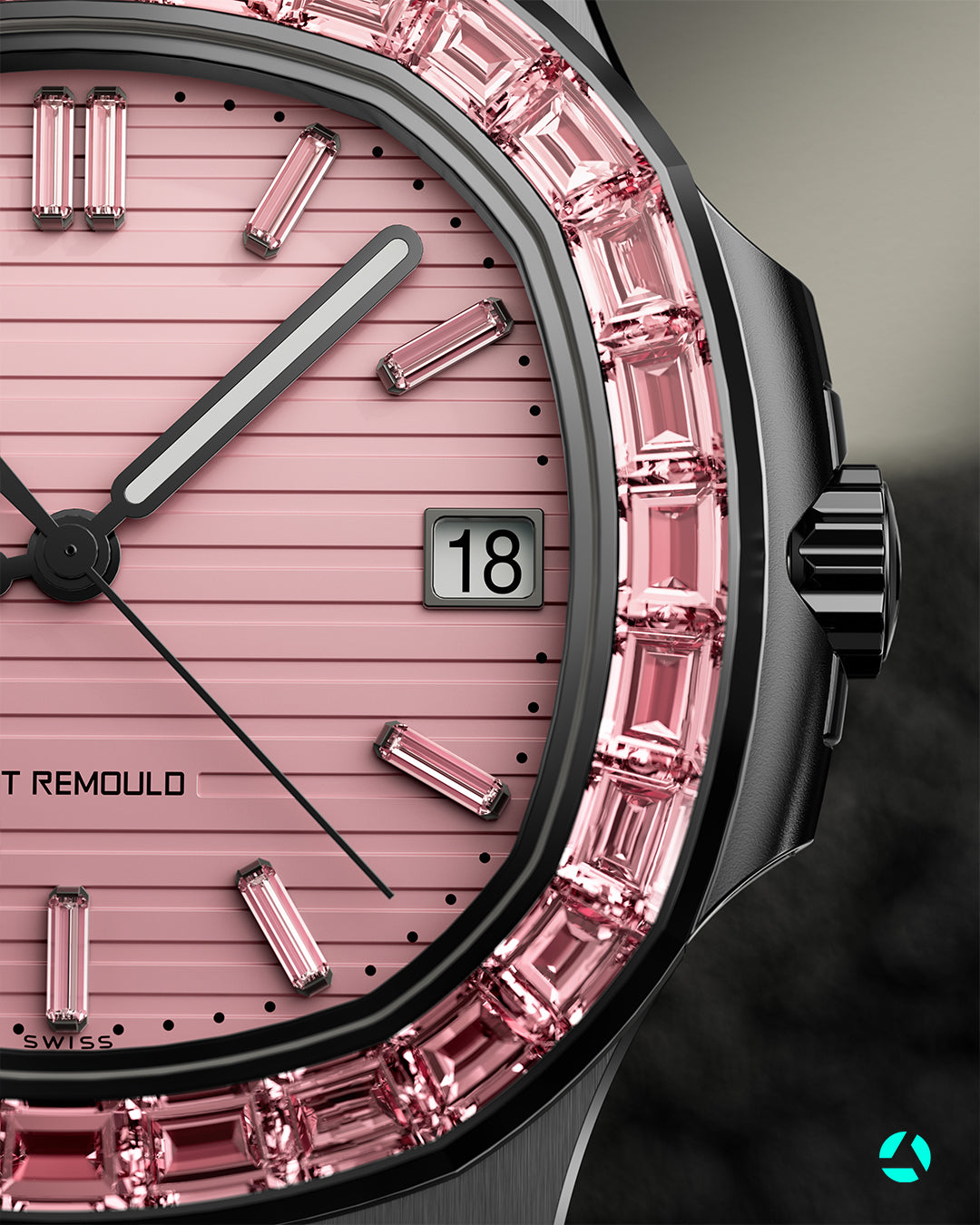 AET REMOULD Patek Philippe Nautilus ROSEFLARE 百达翡丽 鹦鹉螺5711 全陶瓷腕表 | WORLDTIMER