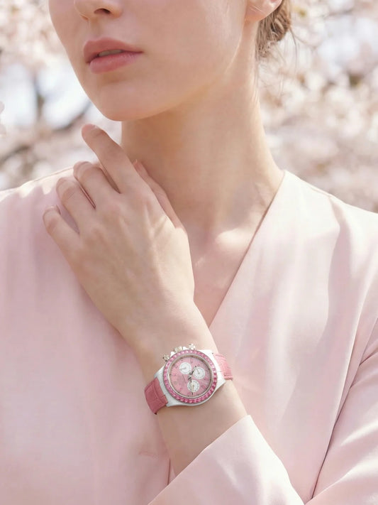 AET REMOULD Diamond Rolex Daytona "SHUN SAKURA" 劳力士迪通拿 钻石女表 | WORLDTIMER