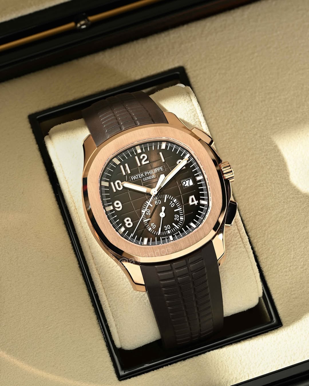 Patek Aquanaut 5968R Rose Gold Watch 百达翡丽Aquanaut 5968R-001 玫瑰金腕表 | WORLDTIMER