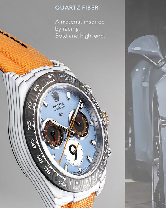 MOTORSPORT Inspired Rolex DiW Daytona CarboQuartz 独一无二赛车运动灵感 劳力士DiW 石英纤维迪通拿 | WORLDTIMER