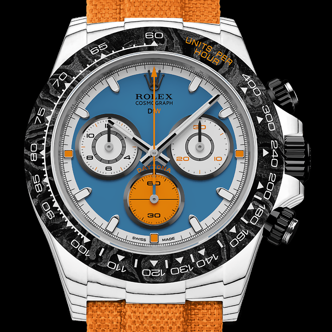 CarboQuartz DiW Rolex Daytona VELOCE | 以精確和優雅重新定義時的 勞力士地通拿 | WORLDTIMER