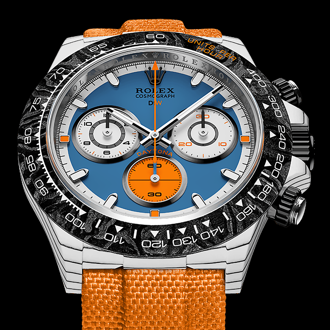CarboQuartz Rolex DiW Daytona VELOCE | 速度與優雅結合的 勞力士 地通拿 | WORLDTIMER