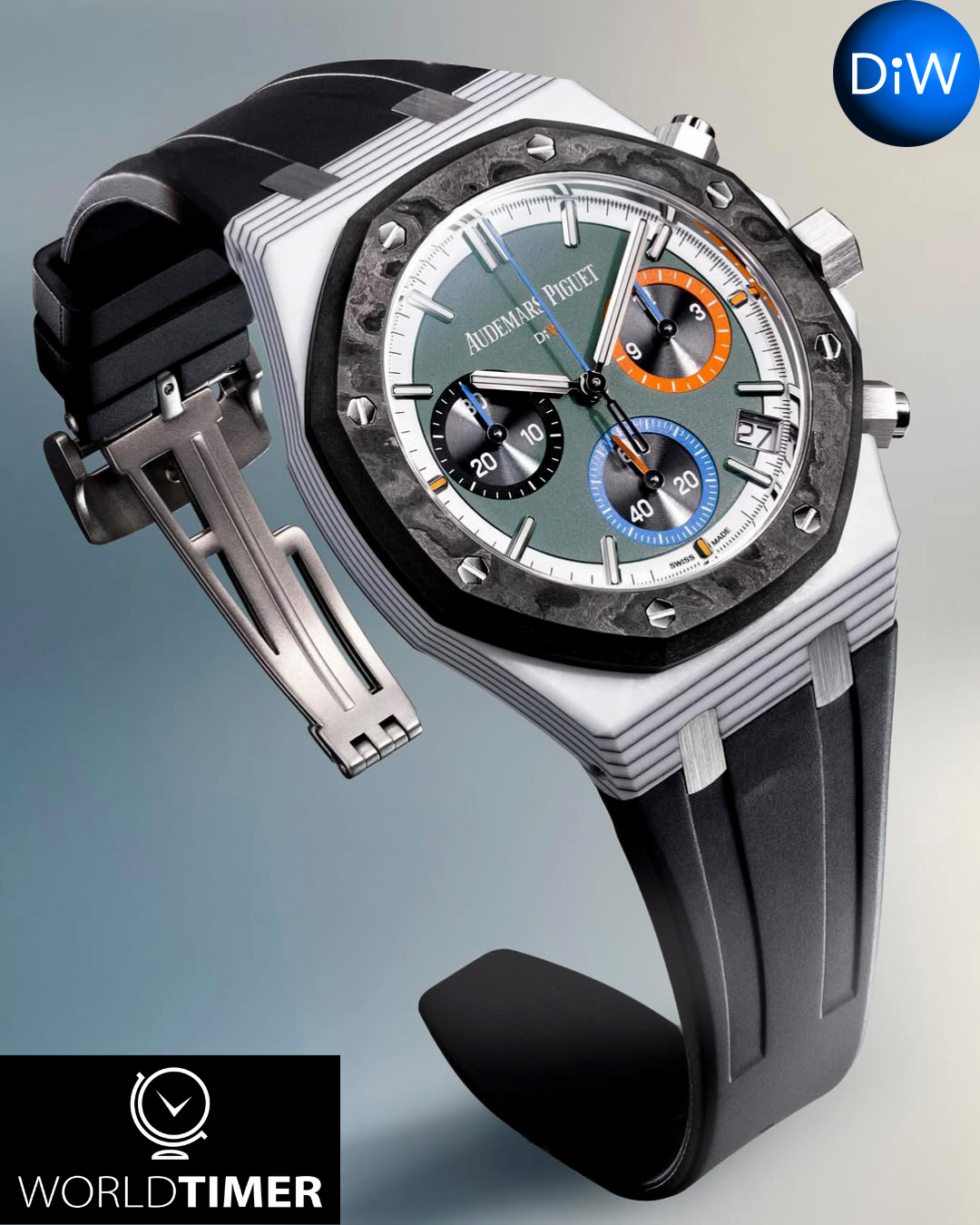 DiW Royal Oak Chronograph CarboQuartz RO RACER 石英纤维 爱彼 皇家橡树计时码表 | WORLDTIMER