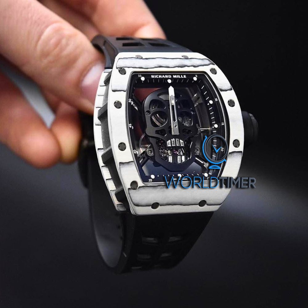Richard Mille RM 52-01 White TPT Skull Tourbillon 理查德米勒rm5201 骷髅头 | WORLDTIMER