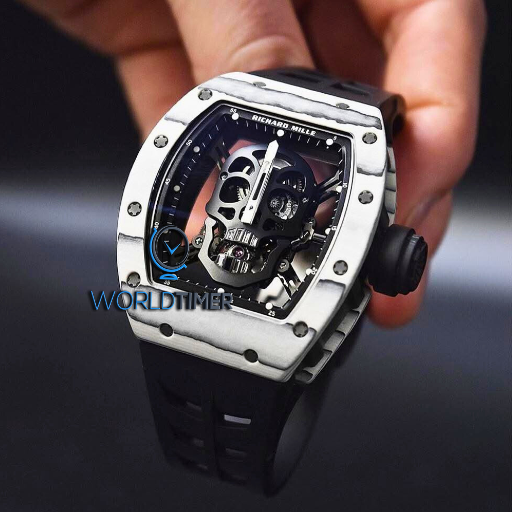 Richard Mille RM 52-01 White TPT Skull Tourbillon 理查德米勒rm5201 骷髅头 | WORLDTIMER