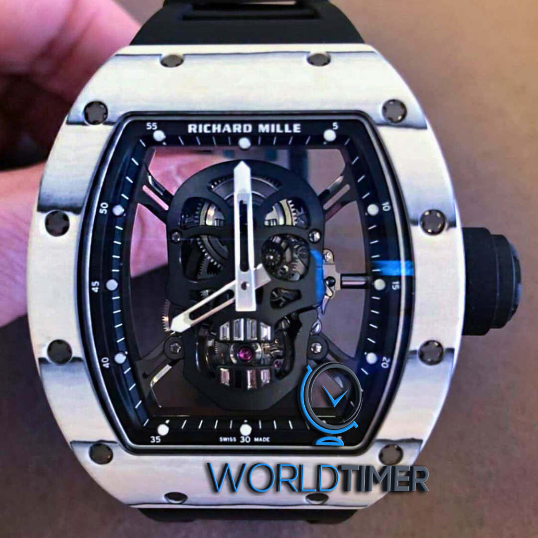Richard Mille RM 52-01 White TPT Skull Tourbillon 理查德米勒rm5201 骷髅头 | WORLDTIMER