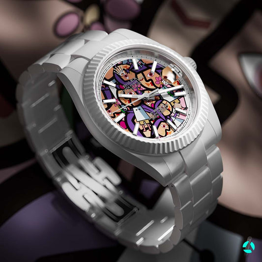 Rolex Datejust AET Remould x Picasso Boy&Girl-Moon 劳力士日志型 全陶瓷手表 | WORLDTIMER