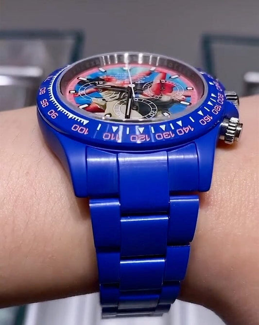 Picasso Inspired AET REMOULD Rolex Daytona TWO WOMEN RUNNING ON THE BEACH 毕加索 劳力士迪通拿 全陶瓷手表 | WORLDTIMER