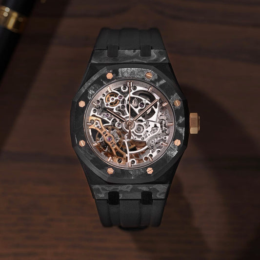 DiW "MHS Project" for AP Royal Oak Double Balance Wheel Openworked 15467OR 爱彼 皇家橡树双摆轮镂空腕表 | WORLDTIMER