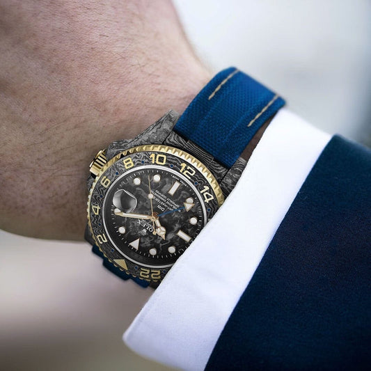 DiW Rolex GMT-Master GOLDEN SAIL NTPT碳纤维 劳力士DiW 格林尼治型 | WORLDTIMER