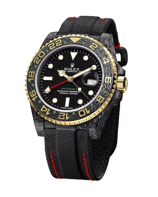 DiW Rolex GMT MASTER GOLDEN SPEEDSTER 碳纤维劳力士 DiW格林尼治型 | WORLDTIMER