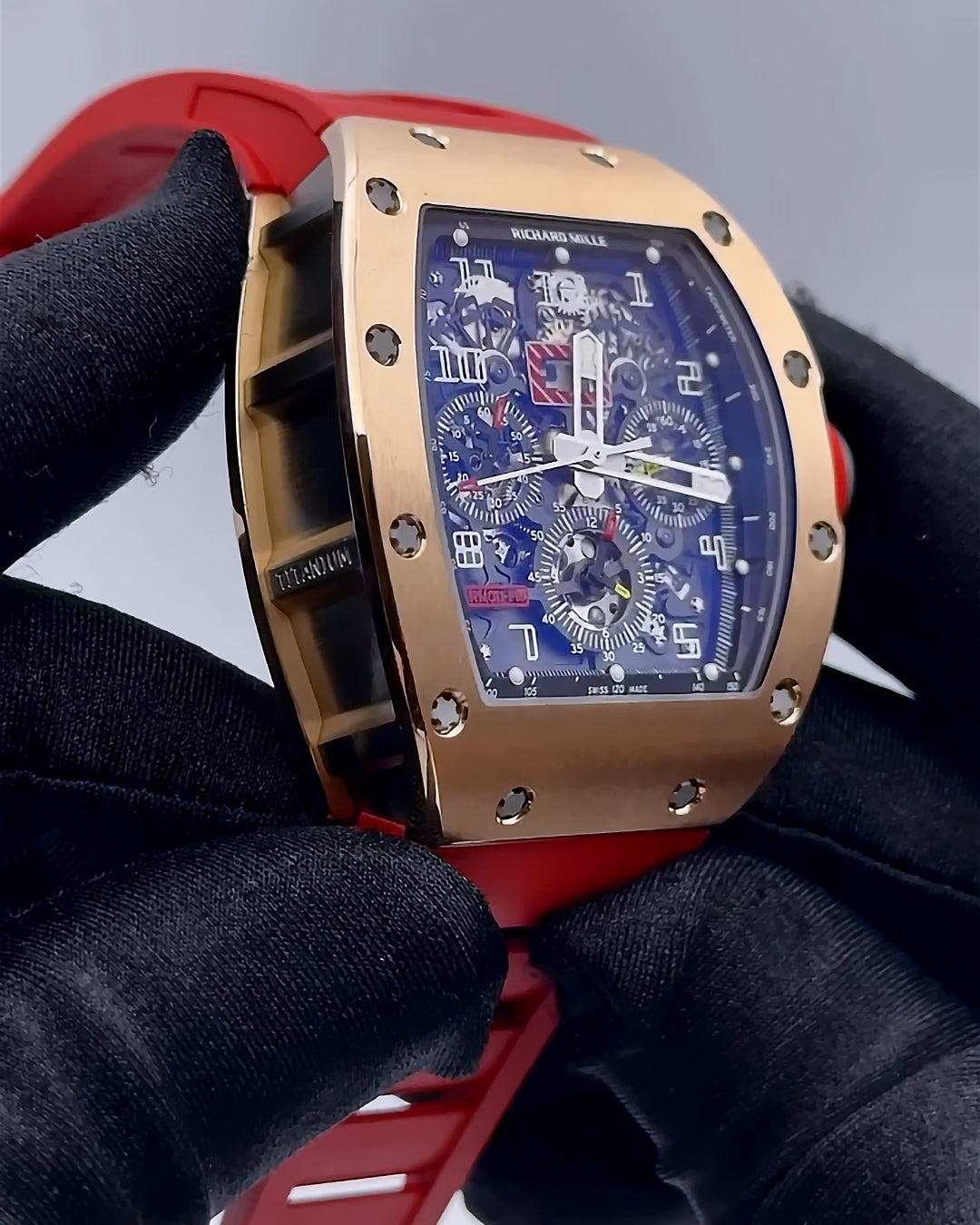 **LIKE NEW** Richard Mille RM 011 Rose Gold Felipe Massa | WORLDTIMER