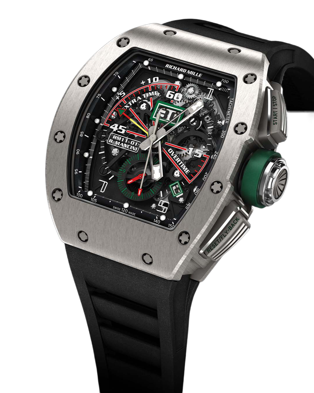**LIKE NEW** Richard Mille RM 11-01 Roberto Mancini Automatic Flyback Chronograph | WORLDTIMER