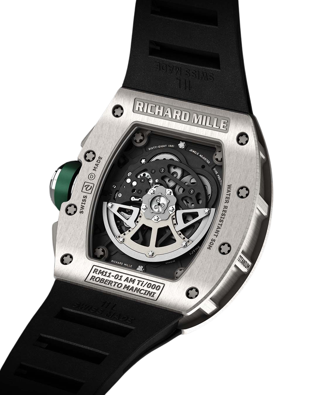 **LIKE NEW** Richard Mille RM 11-01 Roberto Mancini Automatic Flyback Chronograph | WORLDTIMER