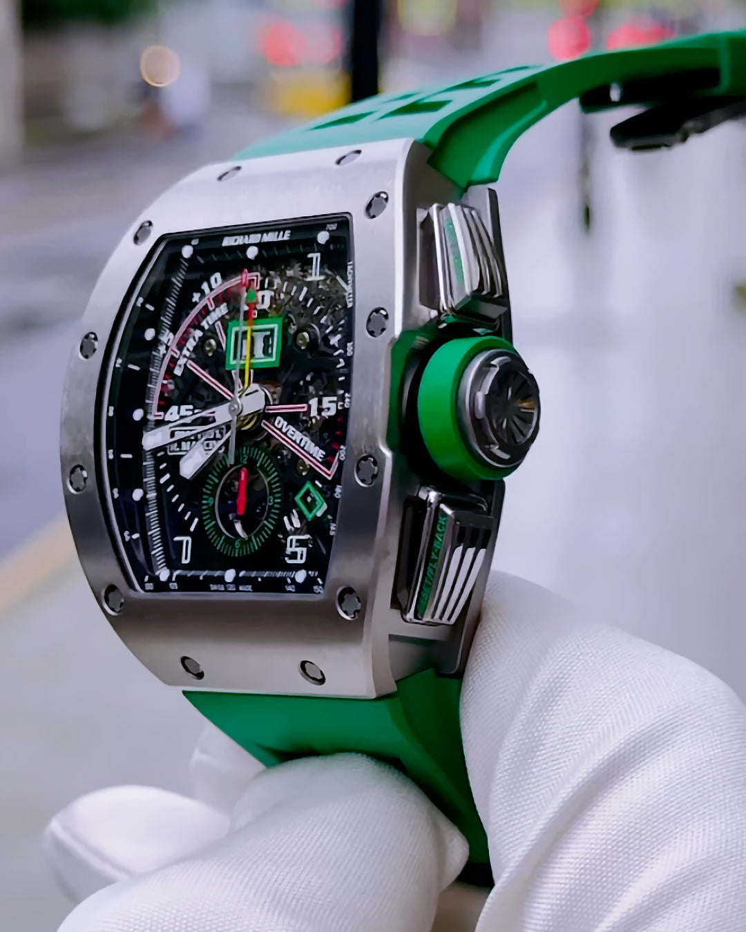 **LIKE NEW** Richard Mille RM 11-01 Roberto Mancini Automatic Flyback Chronograph 理查米尔RM1101 | WORLDTIMER