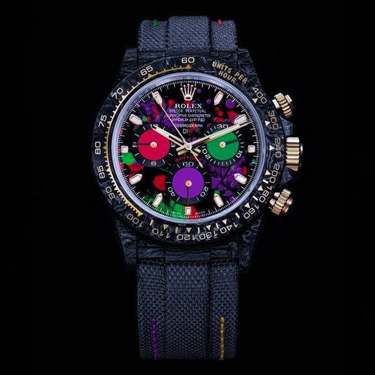 MOTLEY PURPLE UNIQUE Rolex DiW Daytona 劳力士DiW 碳纤维迪通拿 | WORLDTIMER