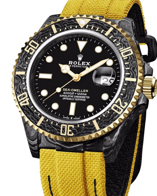 NTPT Carbon DiW Rolex Sea Dweller OG YELLOW 劳力士DiW 碳纤维海使型 | WORLDTIMER