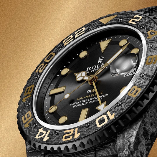 NTPT Carbon Rolex GMT Master DiW GOLDEN C 劳力士格林尼治 | WORLDTIMER