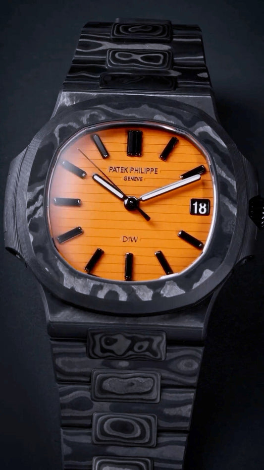 Patek Nautilus DiW Black Grail Orange Dial 百达翡丽 鹦鹉螺5711 DiW 黑圣杯橙面 | WORLDTIMER