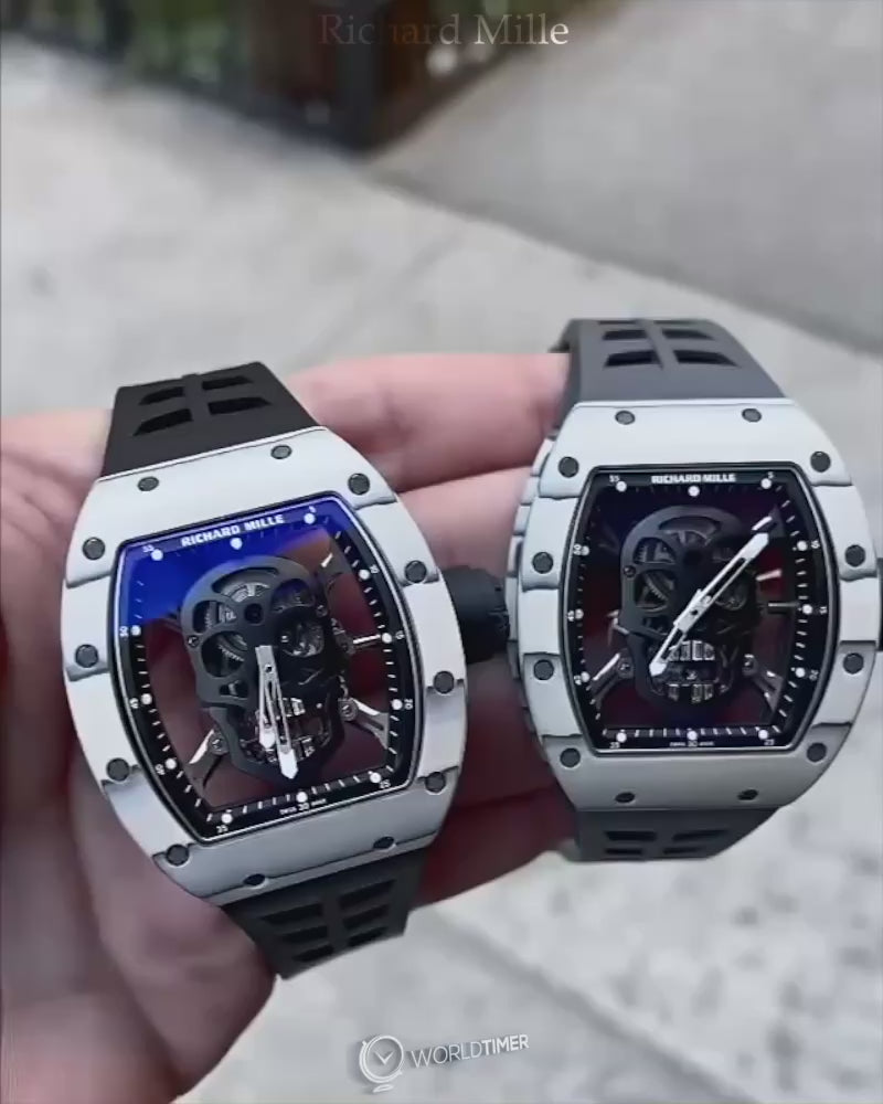 Richard Mille RM 52-01 White TPT Skull Tourbillon 理查德米勒rm5201 骷髅头 | WORLDTIMER