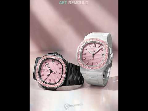 AET REMOULD Patek Philippe Nautilus ROSEFLARE 百达翡丽 鹦鹉螺5711 全陶瓷腕表 | WORLDTIMER