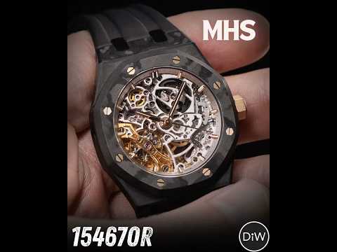 DiW "MHS Project" for AP Royal Oak Double Balance Wheel Openworked 15467OR 爱彼 皇家橡树双摆轮镂空腕表 | WORLDTIMER