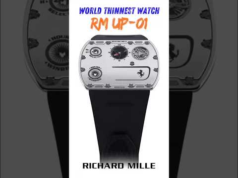 WORLD'S THINNEST Watch Richard Mille RM UP-01 Ferrari Ultraflat Revealed | WORLDTIMER