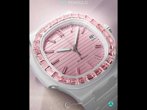 AET REMOULD Patek Nautilus ROSEFLARE White 百达翡丽 鹦鹉螺5711 白陶瓷手表 | WORLDTIMER