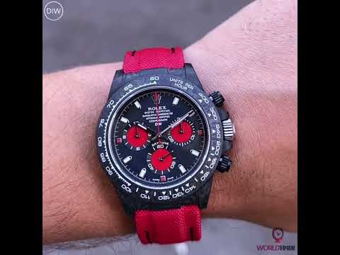 NTPT Carbon Rolex DiW Daytona CARBON RED UNIQUE 独一无二劳力士DiW 碳纤维迪通拿 | WORLDTIMER