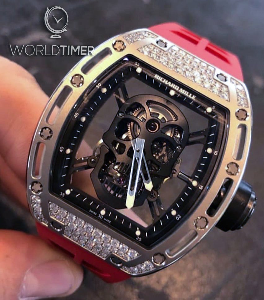 Richard Mille RM 052 Diamond Skull Tourbillon 理查德米勒 RM 052 钻石骷髅头 陀飞轮手表 | WORLDTIMER