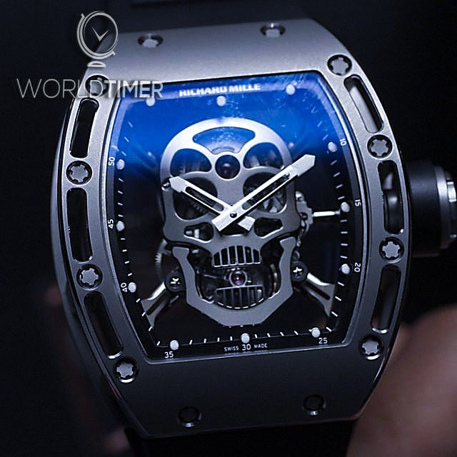 Richard Mille RM 052 Titanium Skull Tourbillon 理查德米勒 RM 052 钛金属骷髅头 陀飞轮腕表 | WORLDTIMER