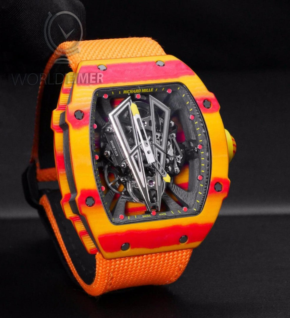Richard Mille RM 27-03 Rafael Nadal Tourbillon 理查德米勒 RM 27-03 纳达尔陀飞轮腕表 | WORLDTIMER