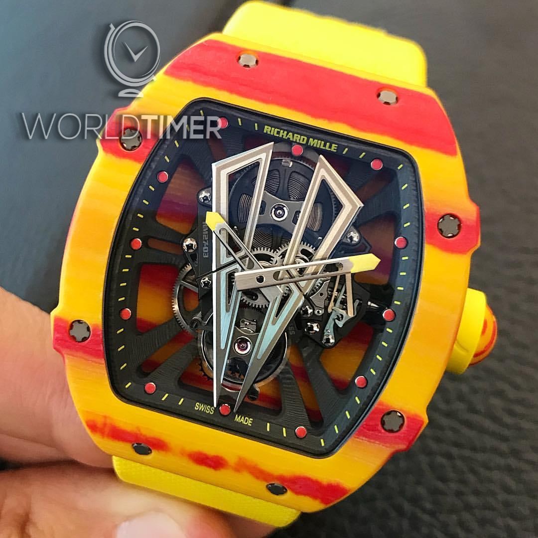 Richard Mille RM 27-03 Rafael Nadal Tourbillon 理查德米勒 RM 27-03 纳达尔陀飞轮腕表 | WORLDTIMER