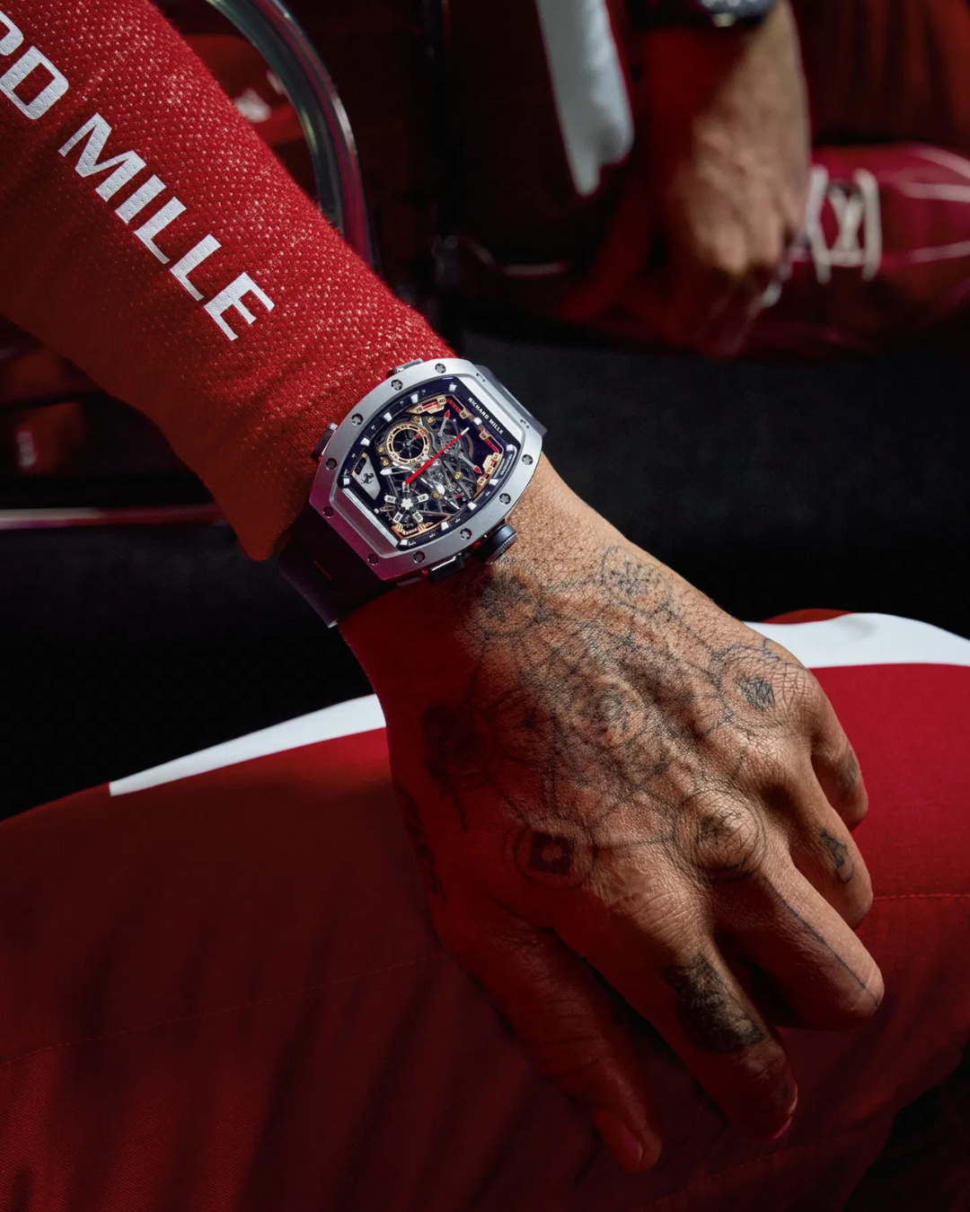 Richard Mille RM 43-01 Ferrari Tourbillon Split-Seconds Chronograph Titanium 理查德米勒 RM 43-01 Ferrari 手动上链陀飞轮双秒追针计时码表 | WORLDTIMER